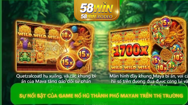 Khám Phá Thành Phố Mayan Slot Game 58win Hấp Dẫn Đầy Bí Ẩn